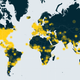 Image for article titled Watch outrage about Ferguson and Eric Garner explode on Twitter in this animated map